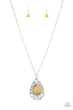 Load image into Gallery viewer, Modern Majesty Yellow Necklace Set - Paparazzi