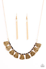 Load image into Gallery viewer, Paparazzi Moonlight Nile Black Necklace Set