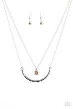 Load image into Gallery viewer, Paparazzi Moonlit Metro Brown Necklace Set