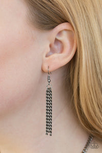 Moroccan Moon Black Necklace Set