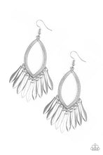 Load image into Gallery viewer, Paparazzi My FLAIR Lady Silver Earrings