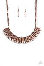 Load image into Gallery viewer, Paparazzi My Main MANE Copper Necklace Set