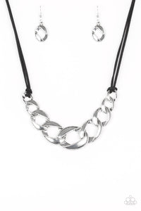 Paparazzi Naturally Nautical Black Necklace Set