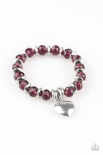 Load image into Gallery viewer, Paparazzi Need I say AMOUR? Purple Bracelet