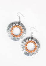 Load image into Gallery viewer, Organically Omega Orange Earrings