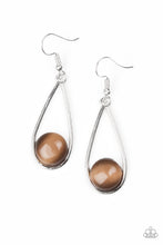 Load image into Gallery viewer, Paparazzi Over The Moon Brown Earrings