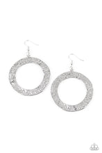 Load image into Gallery viewer, Paparazzi PRIMAL Meridian Silver Earrings