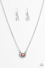 Load image into Gallery viewer, Princess Orange Dahlia Necklace Set