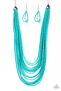 Peacefully Pacific Blue Necklace Set