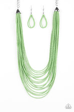 Load image into Gallery viewer, Paparazzi Peacefully Pacific Green Necklace Set