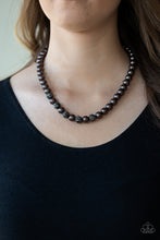 Load image into Gallery viewer, Paparazzi Posh Boss Black Necklace Set