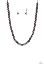 Load image into Gallery viewer, Paparazzi Posh Boss Black Necklace Set