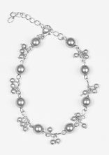 Load image into Gallery viewer, Clusters of dainty silver pearls join classic silver pearls around the wrist, creating a timeless look. Features an adjustable clasp closure.  Sold as one individual bracelet.