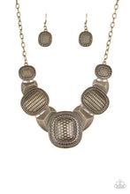 Load image into Gallery viewer, Paparazzi Prehistoric Powerhouse Brass Necklace Set