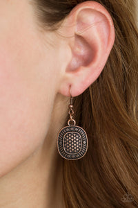 Paparazzi Prehistoric Powerhouse Copper Necklace Set