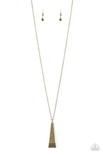 Load image into Gallery viewer, Paparazzi Prized Pendulum Brass Necklace Set