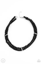 Load image into Gallery viewer, Paparazzi Put On Your Party Dress Black Choker Necklace Set