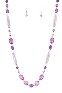 💜 Quite Quintessence Purple Necklace Set