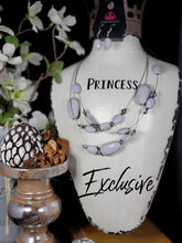 Load image into Gallery viewer, Paparazzi Exclusive Radiant Reflections Silver Necklace Set