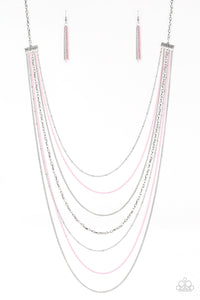 ❤️‍🔥 Radical Rainbows Pink Necklace Set