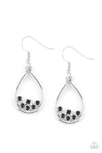 Load image into Gallery viewer, Raindrop Radiance Black Earrings