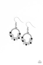 Load image into Gallery viewer, Paparazzi Refined Razzle Black Earrings