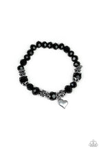 Load image into Gallery viewer, Paparazzi Right On The Romance Black Bracelet