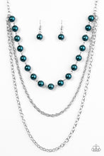 Load image into Gallery viewer, Paparazzi Right On The Money Blue Necklace Set