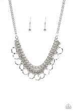 Load image into Gallery viewer, Paparazzi Ring Leader Radiance Silver Necklace Set