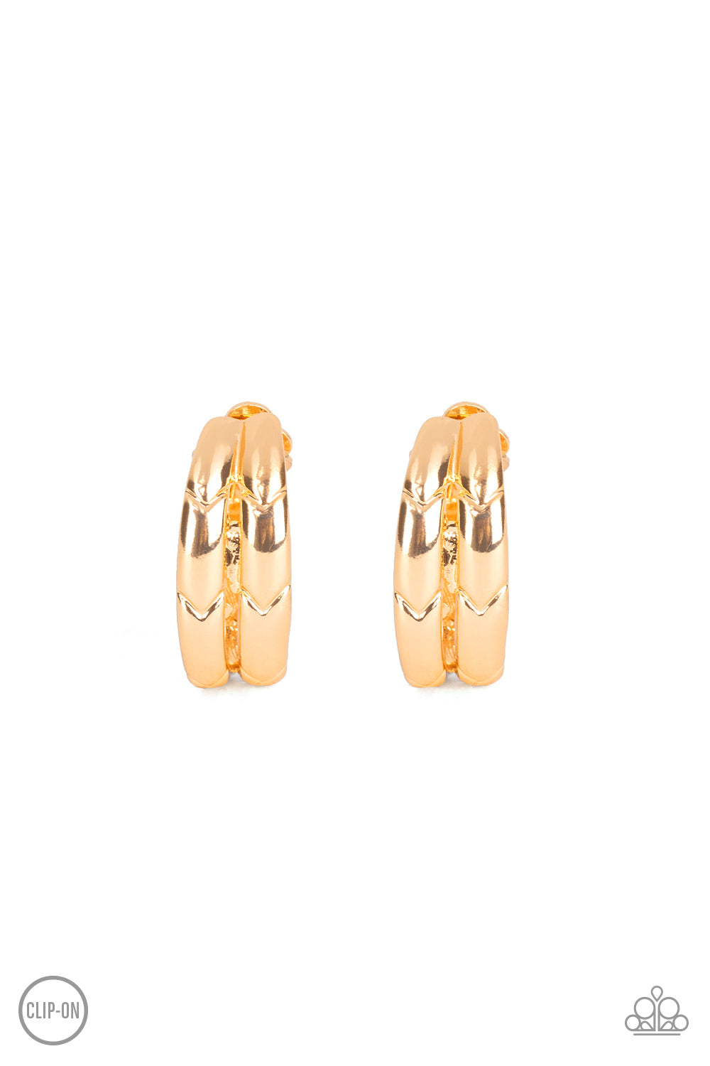 Candlelight Cruise - gold - Paparazzi earrings