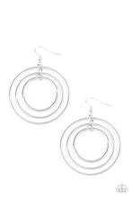 Load image into Gallery viewer, Rippling Radiance Silver Earrings 