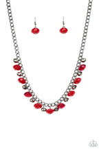 Load image into Gallery viewer, Paparazzi Runway Rebel Red Necklace Set