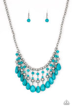 Load image into Gallery viewer, Paparazzi Rural Revival Blue Necklace Set
