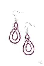 Load image into Gallery viewer, Paparazzi Sassy Sophistication Purple Earrings