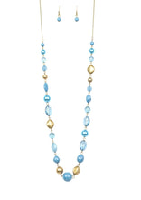 Load image into Gallery viewer, Secret Treasure Blue Necklace Set