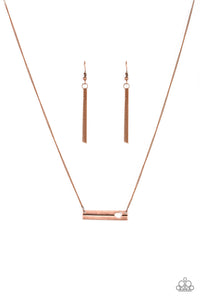 Paparazzi Sending All My Love Copper Necklace Set