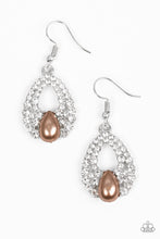 Load image into Gallery viewer, Paparazzi Share The Wealth Brown Earrings