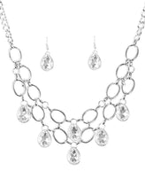 Load image into Gallery viewer, Show-Stopping Shimmer White Necklace Set