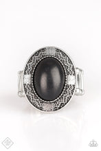 Load image into Gallery viewer, Paparazzi Tribe Trend Black Stone Ring