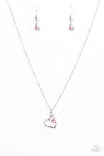 Load image into Gallery viewer, Paparazzi Sparkle With All Your Heart Pink Necklace Set