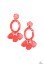 Load image into Gallery viewer, Sparkling Shores Orange Post Earrings