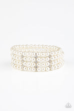Load image into Gallery viewer, Paparazzi Stacked To The Top White Bracelet
