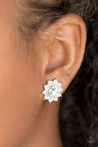 Paparazzi Starry Nights White Post Earrings