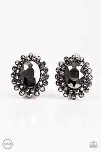 Paparazzi Starry Shine Silver Clip On Earrings