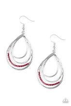 Load image into Gallery viewer, Paparazzi Start Each Day With Sparkle Red Earrings
