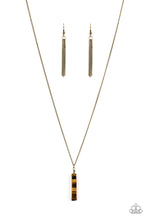 Load image into Gallery viewer, Paparazzi Stone Serenity Brass Necklace Set