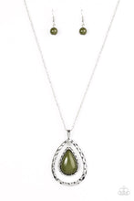 Load image into Gallery viewer, Paparazzi Stormy Sahara Green Necklace Set