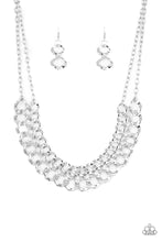 Load image into Gallery viewer, Paparazzi Street Meet and Greet Silver Necklace Set