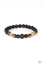 Load image into Gallery viewer, Strength Brown Lava Rock Bracelet