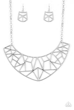 Load image into Gallery viewer, Paparazzi Strike While HAUTE Silver Necklace Set